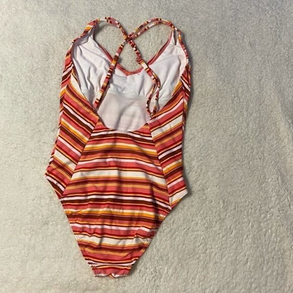 No Boundaries Striped One Piece - Picture 3 of 5